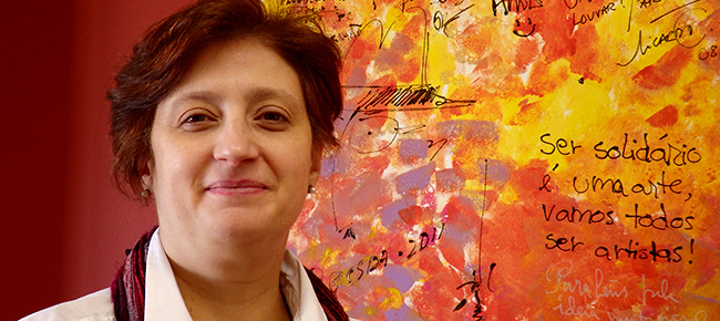 Paula Guimarães, presidente do GRACE em representação do Montepio