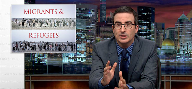 John Oliver, humorista, produtor executivo e apresentador do programa “Last Week Tonight”